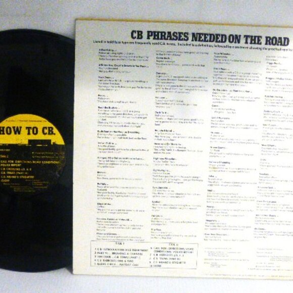 1976 HOW TO CB Record Lp Vinyl Record Slanguage of CB 500 CB Terms - Picture 3 of 4